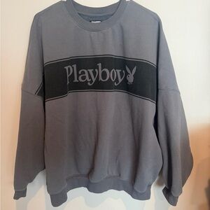 Playboy Gray Crewneck